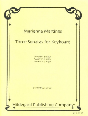 3 Sonatas for piano