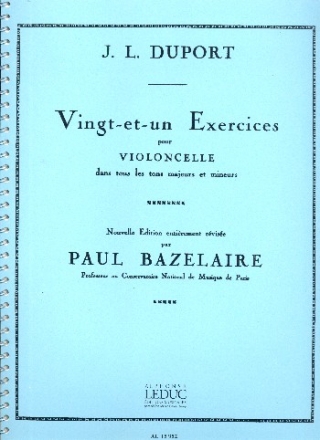 21 Exercises pour pour violoncelle