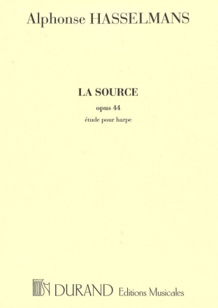 La source tude  op.44 pour harpe