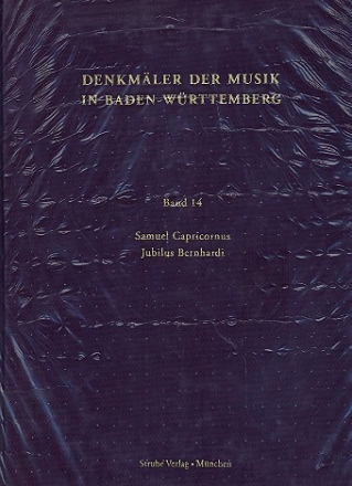 Denkmler der Musik in Baden-Wrttemberg Band 14  Partitur, Leinen gebunden