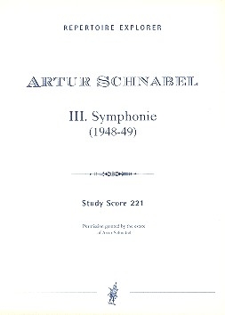 Sinfonie Nr.3 fr Orchester Studienpartitur