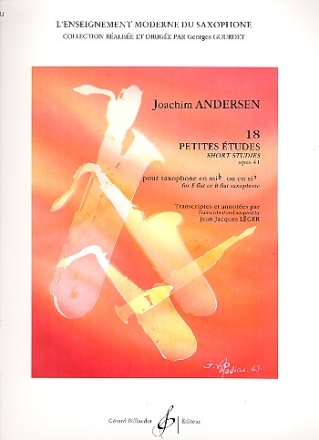 18 petites tudes op.41 pour saxophone