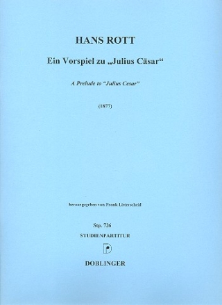 Ein Vorspiel zu Julius Csar fr Orchester Partitur