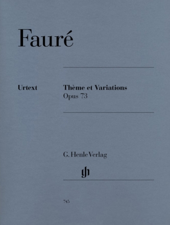 Theme et variations op.73 fr Klavier