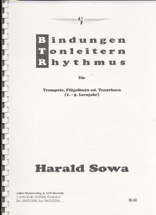 Bindungen, Tonleitern, Rhythmus fr Trompete, Flgelhorn oder Tenorhorn