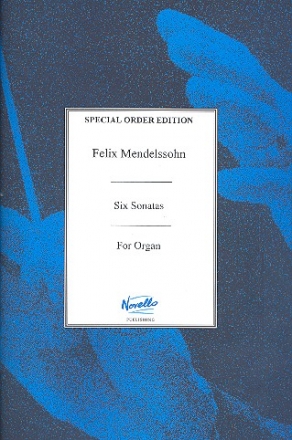 6 Sonatas for organ Verlagskopie