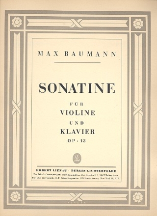 Sonatine op.13 fr Violine und Klavier