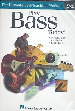 Play Bass Today DVD-Video the ultimate self-teaching method a complete guide to the basics