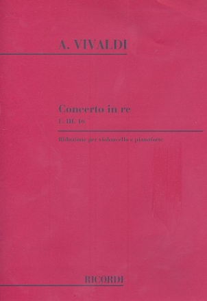Concerto D-Dur F.III:16 fr Violoncello und Klavier