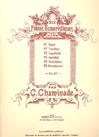 6 pices humoristiques op.87 pour piano 