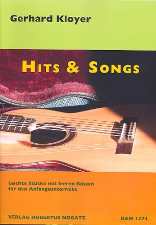 Hits und Songs fr Gitarre mit leeren Bssen