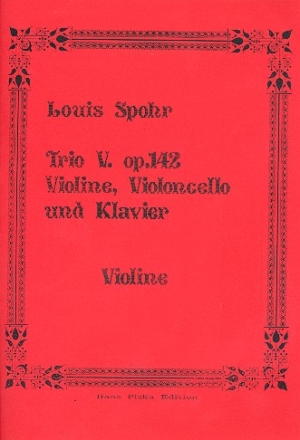 Trio op.142 fr Violine, Violoncello und Klavier Partitur und Stimmen