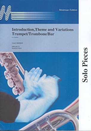 Introduction, Theme and Variations op.6 for cornet (flugel, baritone trombone, tuba, euph.) and piano