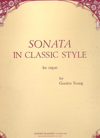 Sonata in classic style for organ