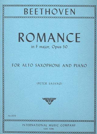 Romanze F-Dur op.50 fr Altsaxophon und Klavier