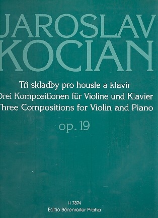 3 Kompositionen op.19 fr Violine und Klavier