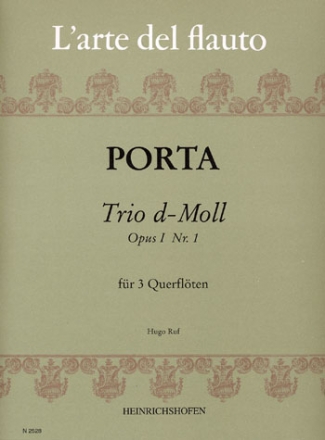 Trio d-Moll op.1,1 fr 3 Flten Partitur und Stimmen