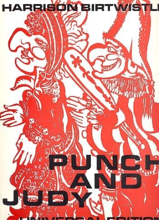 PUNCH AND JUDY OPER KLAVIERAUSZUG (DT) PRUSLIN, STEPHEN,  ED