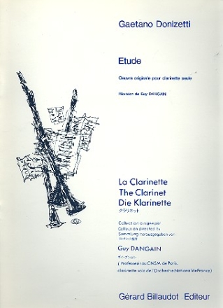 Etude pour clarinette seule
