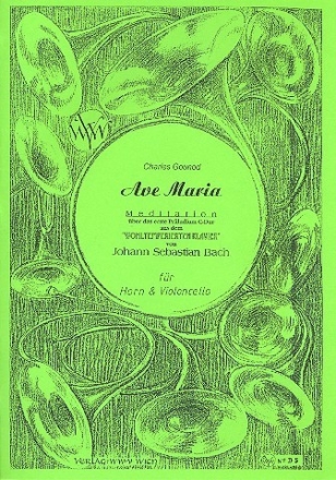 Ave Maria fr Horn und Violoncello Partitur und Stimmen