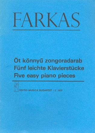 5 leichte Klavierstcke