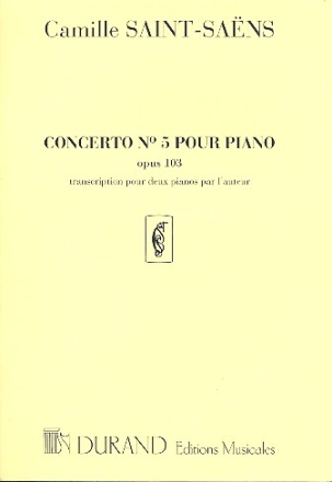 Concerto no.5 op.103 pour piano et orchestre rduction pour 2 pianos