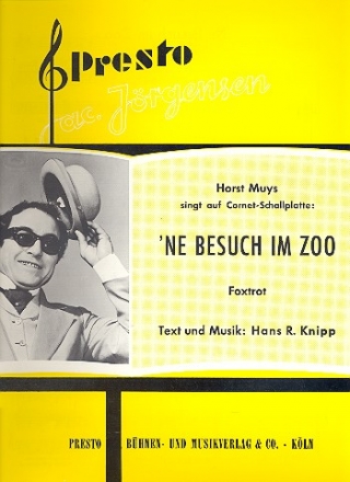 'ne Besuch im Zoo: Einzelausgabe Gesang und Klavier
