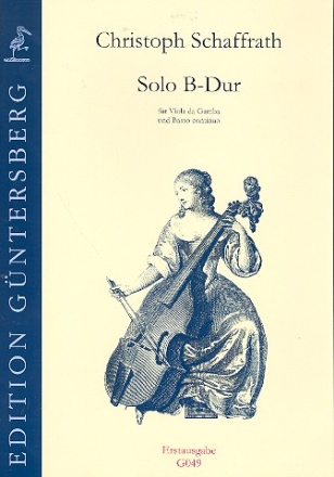 Solo B-Dur fr Viola da gamba und Bc