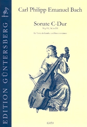 Sonate C-Dur WQ136, Helm558 fr Viola da gamba und Bc