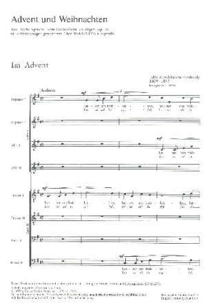 6 Sprche beim Gottesdienst zu singen op.79 fuer 8stg. Chor a cappella,  Partitur