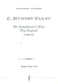 Sinfonie C-Dur Nr.3 fr Orchester Studienpartitur