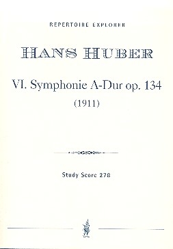 Sinfonie A-Dur Nr.6 op.134 fr Orchester Sudienpartitur