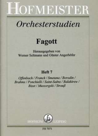 Orchesterstudien Fagott Band 7