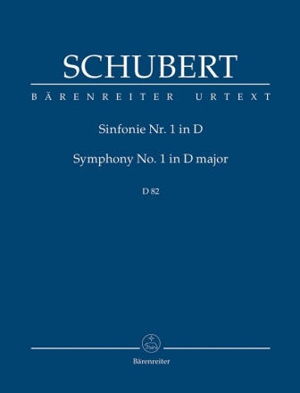 Sinfonie D-Dur Nr.1 D82 fr Orchester Studienpartitur