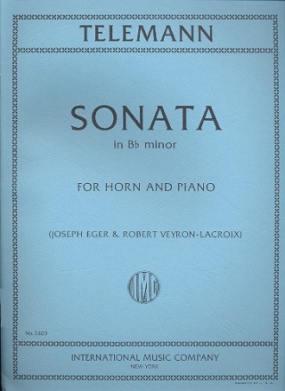Sonata in b Minor horn and piano