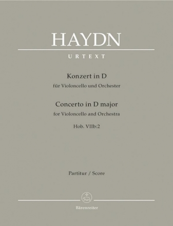 Konzert D-Dur Hob.VIIb:2 fr Violoncello und Orchester Partitur