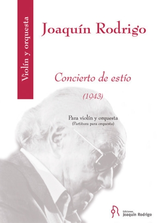 Concierto de estio para violin y orquesta partitura