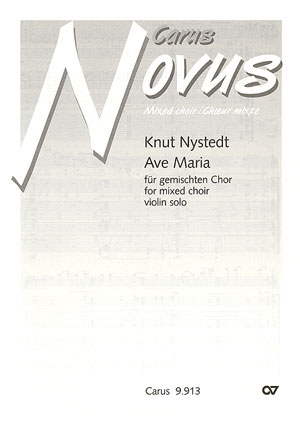 Ave Maria fr gem Chor und Violine solo Partitur