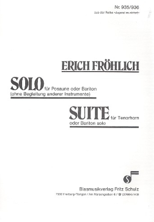 Solo fr Posaune (Bariton)  und Suite fr Tenorhorn (Bariton)