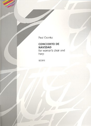 Concierto de Navidad for female chorus (SSAA) and harp score (span/en)