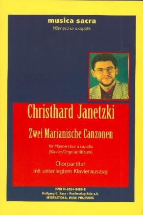 2 Merianische Canzonen fr Mnnerchor a cappella Chorpartitur und Klavier ad lib