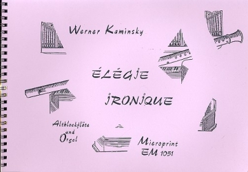 Elgie ironique fr Altblockflte und Orgel