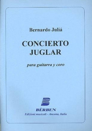 Concierto juglar para guitarra y coro partitura y parte di guitarra