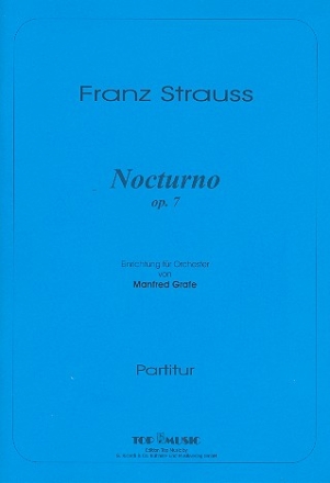 Nocturno op.7 fr Horn und Streichorchester Partitur
