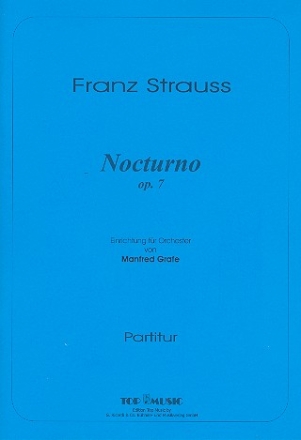 Nocturno op.7 fr Horn und Streichorchester Partitur