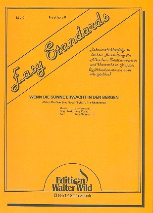 Wenn die Sonne erwacht in den Bergen fr Akkordeonorchester (Akkordeon 1/Akkordeon 2)