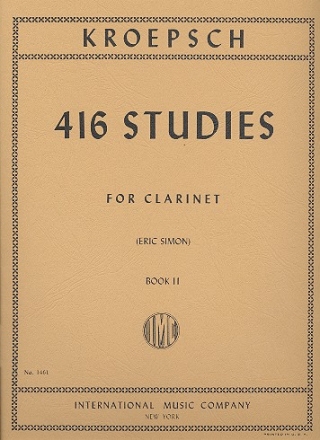 416 Studies vol.2 (nos.168-350) - 183 Studies for clarinet