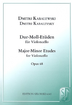 Dur-Moll-Etden op.68 fr Violoncello solo