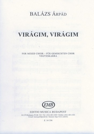 VIRAGIM VIRAGIM FUER GEM CHOR A CAPPELLA CHORPARTITUR