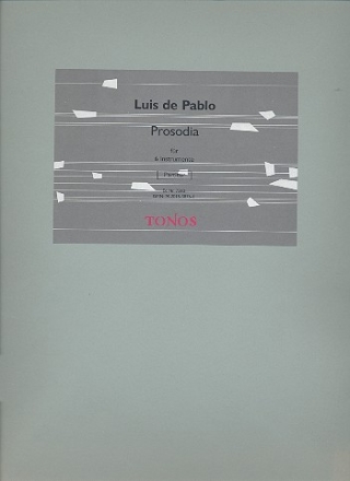 PROSODIA FUER FLOETE, KLARI- NETTE, PICCOLO, XYLO., VIBRA. UND MARACAS,  PARTITUR